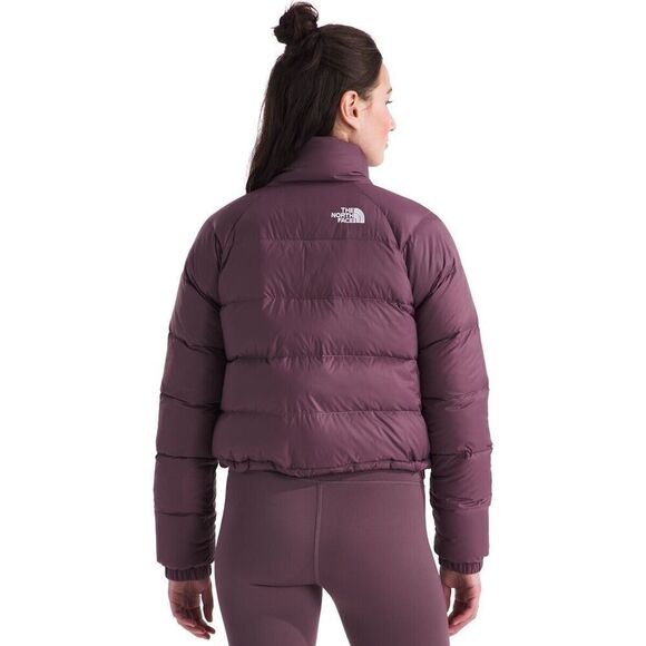New The North Face Women's Hydrenalite 600 Down Puffer Hooded Jacket XL Mauve - Picture 2 of 7